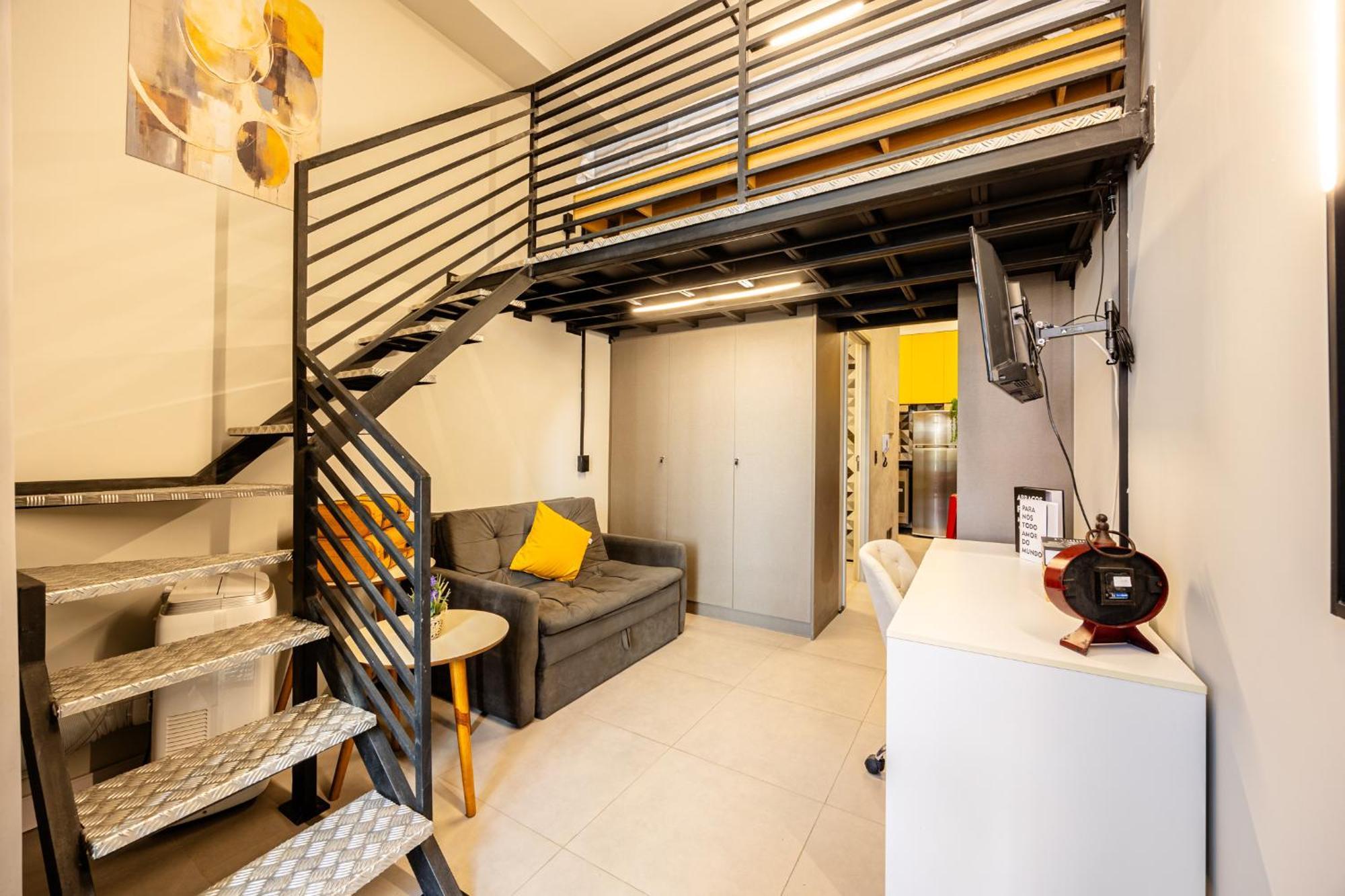Easy Star - Contemporaneo Com Mezanino - Jt01i Apartment Sao Paulo